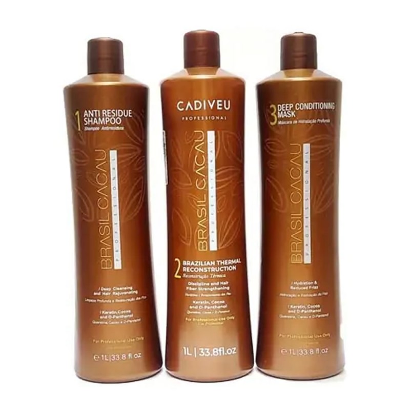 Brasil Cacau Cadiveu Professional Brazilian Thermal Reconstruction 1000 Ml