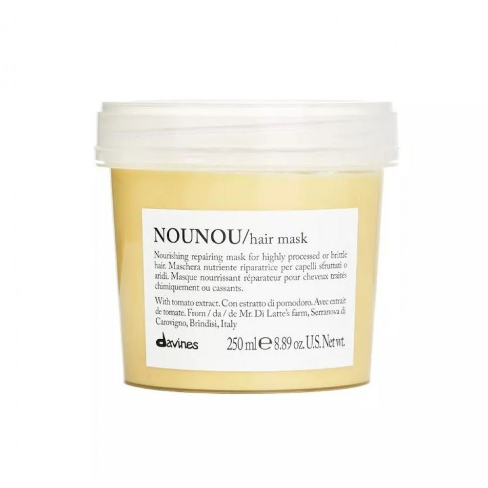 Davines Nounou Kuru ve Yıpranmış Saçlar İçin Nemlendirici Onarıcı Maske 250ml