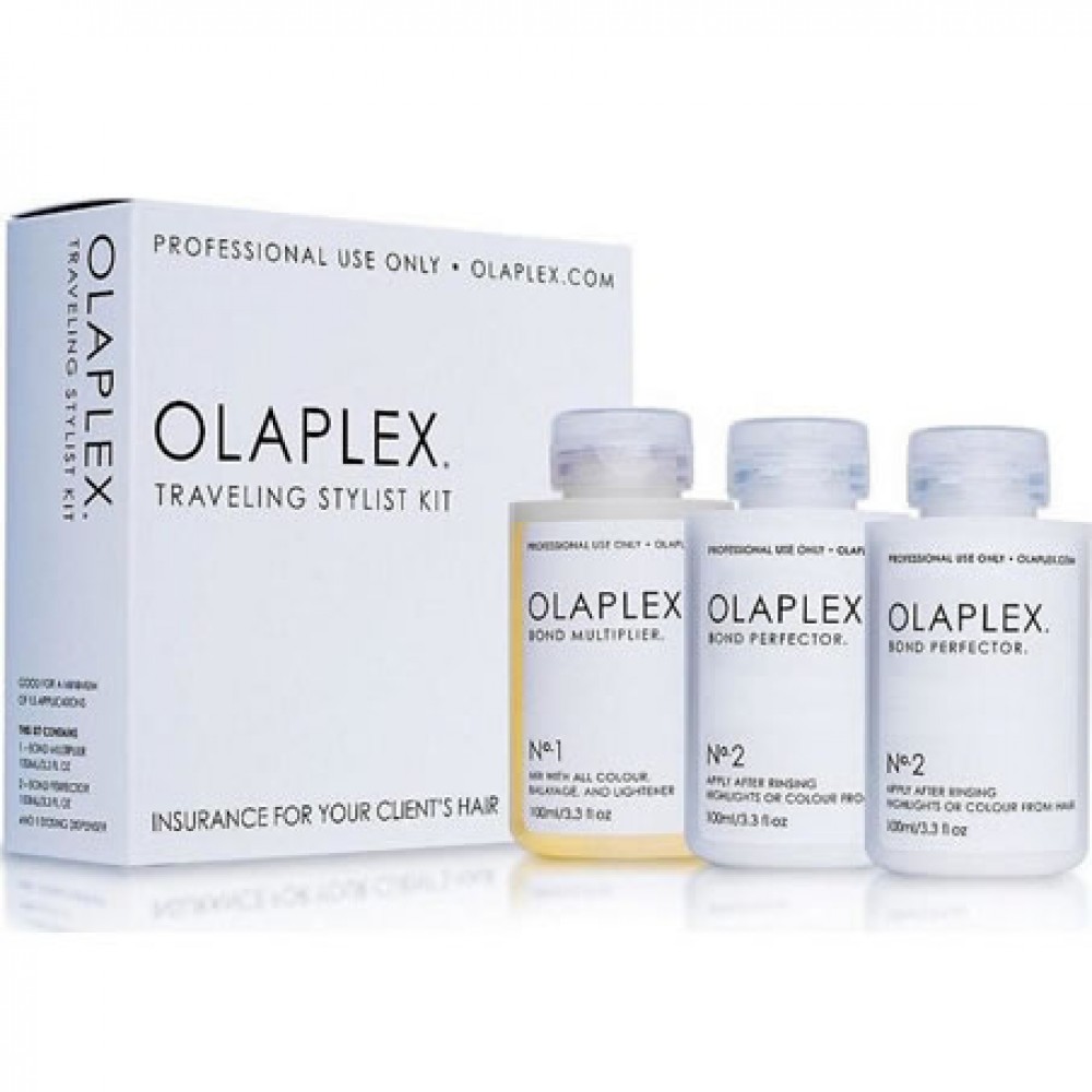 Olaplex Travel Stilist Kit Seyehat Seti Boyalı Saçlar İçin Bakım Seti (3 Parça)