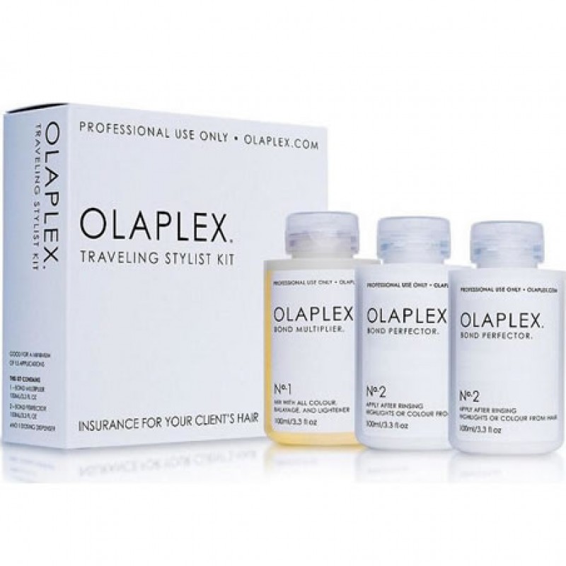 Olaplex Travel Stilist Kit Seyehat Seti Boyalı Saçlar İçin Bakım Seti (3 Parça)
